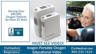 Inogen Portable Oxygen Educational Video [upl. by Bellis325]