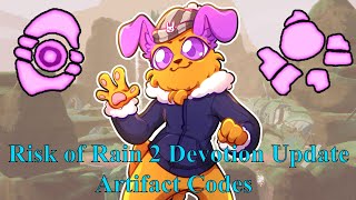 Risk of Rain 2 Devotion Update Artifact Codes  How they were found [upl. by Biancha231]