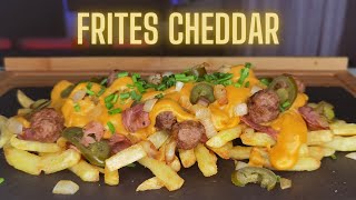 FRITES MAISON au CHEDDAR BACON ET MINI BOULETTES DE VIANDE [upl. by Etnwahs965]