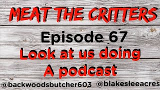 Meat the Critters Episode 67 Look at us doing a podcast [upl. by Homerus]