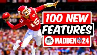 100 New Madden 24 Features In 10 Minutes [upl. by Dustan]