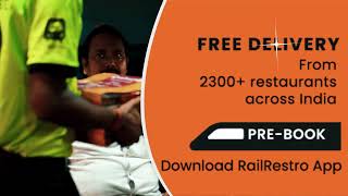 Enjoy Pre Booked Meals On Train with RailRestro Food App [upl. by Anotyal729]