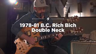 197881 BC Rich Bich Double Neck Natural  CME Quick Riffs  Alex Chadwick [upl. by Broida641]