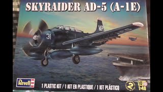 RevellMatchbox 148 Skyraider paint [upl. by Nagud]