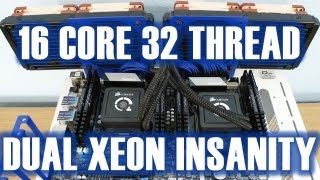 Asus Z9PEWS Dual Xeons E52687 Insanity 16 Cores 32 Threads Review [upl. by Terrence]