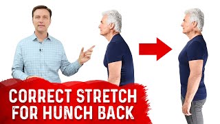 How To Fix Hunchback With The Correct Stretch – Dr Berg [upl. by Chiquia]