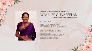 A Celebration of Life for Wimales Gunaseelan [upl. by Trocki]