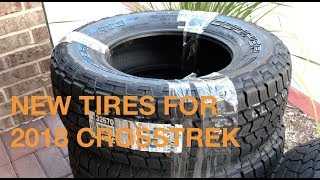 COOPER AT3 4S TIRES FOR MY 2018 CROSSTREK [upl. by Sopher]