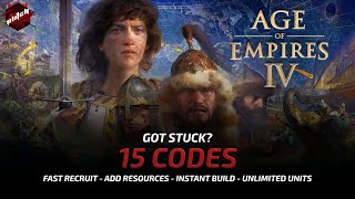 AGE OF EMPIRES IV Cheats Add Resources Instant Build Fast Recruit   Trainer by PLITCH [upl. by Llerroj]