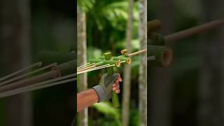 Bamboo Creations With Amazing Slingshots Bamboo Diy Bambooart Slingshots Ideabambooindustry [upl. by Nosmirc184]