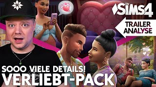 TRAILER Analyse LIVE 💖 Die Sims 4 VERLIEBT Erweiterungspack [upl. by Calondra]