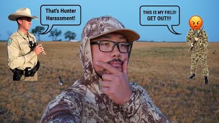 My First Hunter Harassment Experience Should I Call The Game Warden [upl. by Ellenhoj]