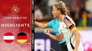 Comeback victory in Austria for Germany  Austria vs Germany 23  Highlights  Euro Qualifiers [upl. by Nomled]