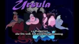 Personal Disney ranking Ursula [upl. by Allemaj]