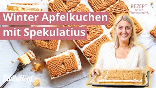 😍😍 Saftiger Apfelkuchen mit Spekulatius vom Blech einfach zubereitet  Thermomix® Rezepte [upl. by Nagey]