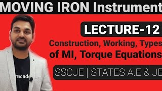 6 Moving Iron Instruments  Torque Equation  Complete Concept [upl. by Toni291]