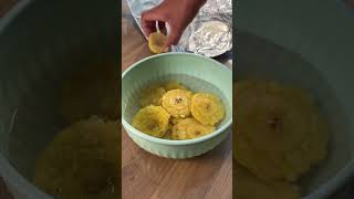 Tostones al ajillo Best method i found airfryer [upl. by Ademordna]