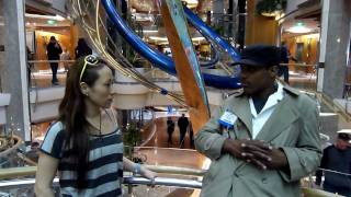 Tour of Explorer of the Seas  Highlights and interviews [upl. by Nonnerb]