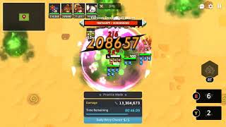 Guardian Tales  Raid R94 Lv81 Furious Desert Bull Worm Earth 792M damage [upl. by Ahsiner]