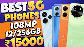 Best 5G Phones Under 15000 in August 2024  best smartphone under 15000 [upl. by Saretta]