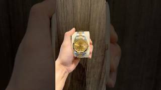 Rolex 126333 gold dial diamond index shorts 名表tv rolex cartier [upl. by Akilat310]