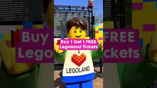 🔫 Buy 1 Get 1 FREE Legoland Tickets shorts [upl. by Pollitt]