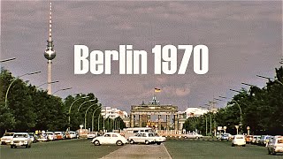 Berlin 1970  Top 10 sightseeing  Ku´damm  Mauer  Rundblicke von Siegessäule amp Funkturm [upl. by Sandi]