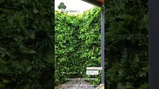 Artificial Green Wall  Green Wall With Landscape Work  Green Wall Design  Green Wall Ideas [upl. by Ashman686]