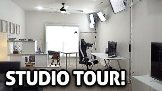 STUDIO TOUR 2018 My YouTube Setup [upl. by Gasparo]