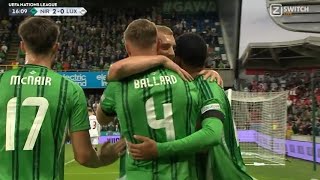 Daniel Bellard Goal  Northern Ireland vs Luxembourg 20 Goals ResultsExtended highlights [upl. by Jillie]