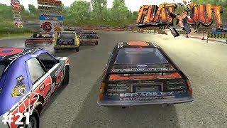 Flatout 1 2004  Racing Gameplay 21  Fairgrass Grounds Pc [upl. by Ellmyer]