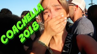 COACHELLA 2018 with FRANNY amp KRISTINA CARDI MADE ME CRY VLOG 2 [upl. by Rania936]