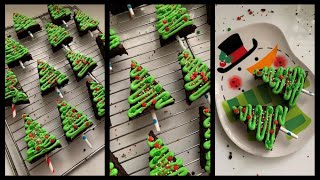 Christmas Tree Brownies Recipe  Yummy Tummy Aarthi [upl. by Terese]