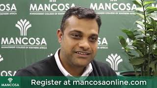 Professor Zaheer Hamid on the MANCOSA Online MBA [upl. by Otero754]