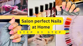 How to Apply Gel Polish on Natural Nails StepbyStep Guide No Extensions [upl. by Washko952]