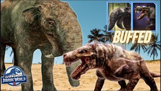 Buffed Rares Deinotherium amp Inostherium First Look Jurassic World Alive beta [upl. by Lucia]