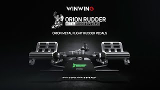 WINWING  Orion  Metal Flight Rudder Pedals launches [upl. by Risay]