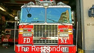 FDNY ENGINE 273 amp LADDER 129 USING TONS OF AIR HORN [upl. by Harvie699]