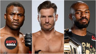 Stipe Miocic weighs in on Francis Ngannou and Jon Jones  ESPN MMA [upl. by Altheta]