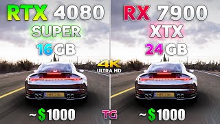 RTX 4080 SUPER vs RX 7900 XTX  Test in 9 Games [upl. by Zacharias]