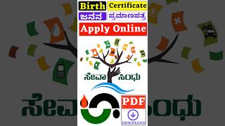 How To Apply Birth Certificate in Seva Sindhu Karnataka  Vishnu Murki [upl. by Eleazar]