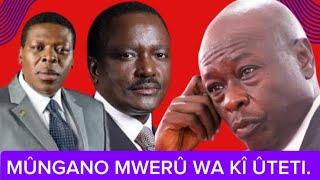 Ruto Kûmaka Thutha Wa Rîgathî Gachagua Kalonzo Musyoka Na Eugene Wamalwa Gûthondeka Mûngano Mwerû [upl. by Linis]