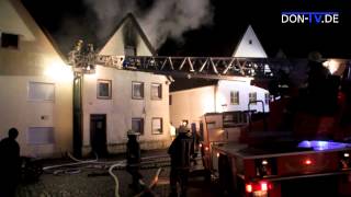 Wohnhausbrand Dillingen ad Donau [upl. by Brody]