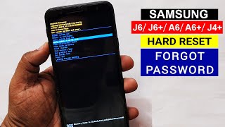 Screen Unlock or Hard Reset  Samsung J6 J6 A6 A6 J4 [upl. by Francois426]