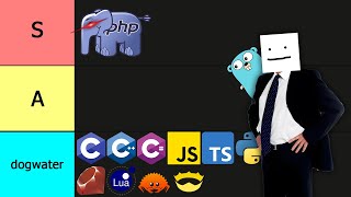 Yet Another ULTIMATE Programming Languages Tier List 2024 [upl. by Ahouh]