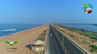 Madhavpur Beach Drone Footage  Dronekrone  Madhavpur Ghed  Gujarat Tourism [upl. by Nidorf]