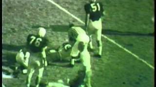 Oklahoma vs Notre Dame  1957 classic clips from 111657 [upl. by Lletnahc]