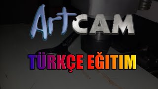 ARTCAM 2008 TÜRKÇE EĞİTİM 2018 PROJE VE MODEL OLUŞTURMA [upl. by Yrahca177]