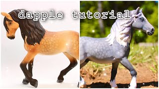 Model Horse Dapple Tutorial  Schleich  Breyer [upl. by Lanahtan675]