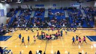 Lampasas HS Senior Pep Rally Cheer Routine [upl. by Peh]